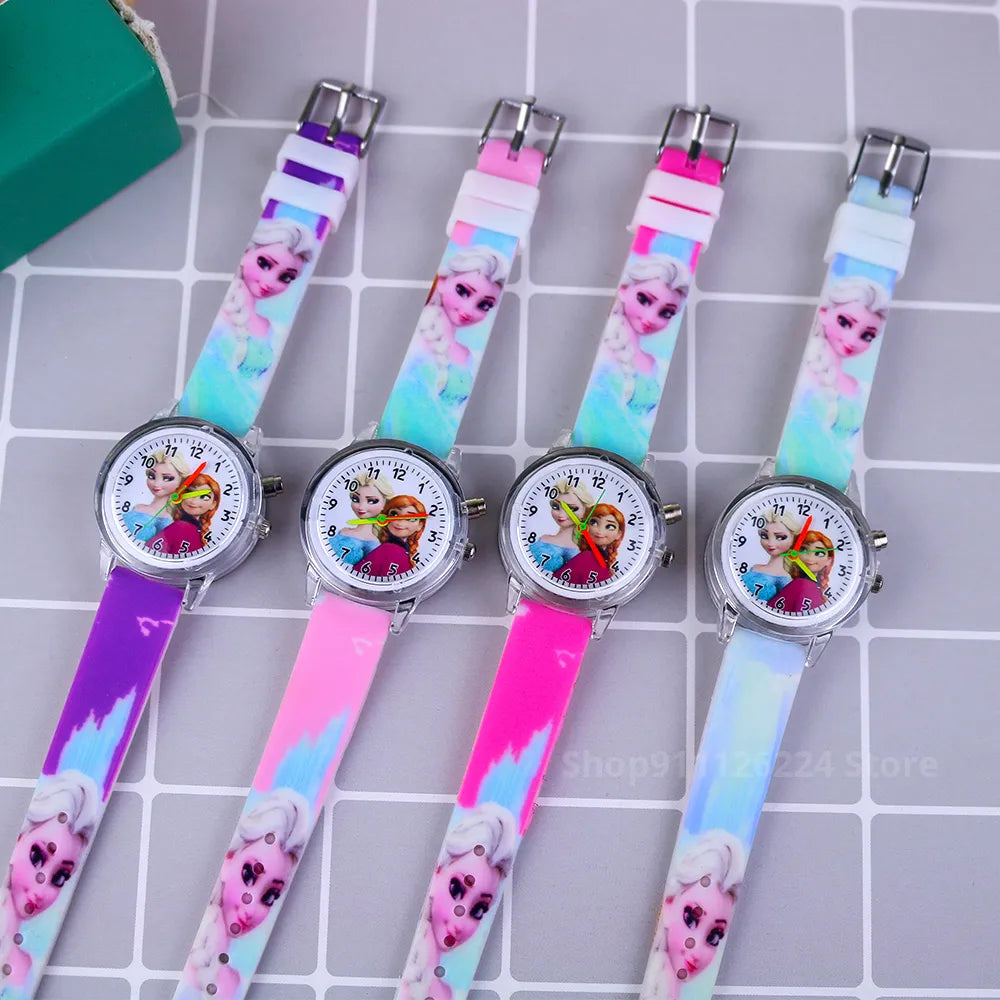 Disney Elsa/Spiderman Kids Watches