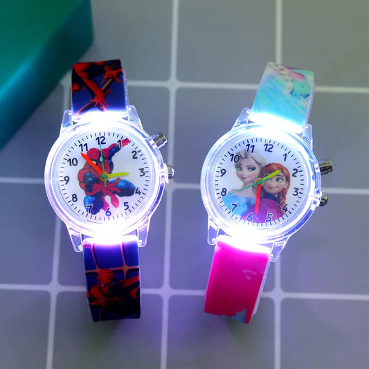 Disney Elsa/Spiderman Kids Watches