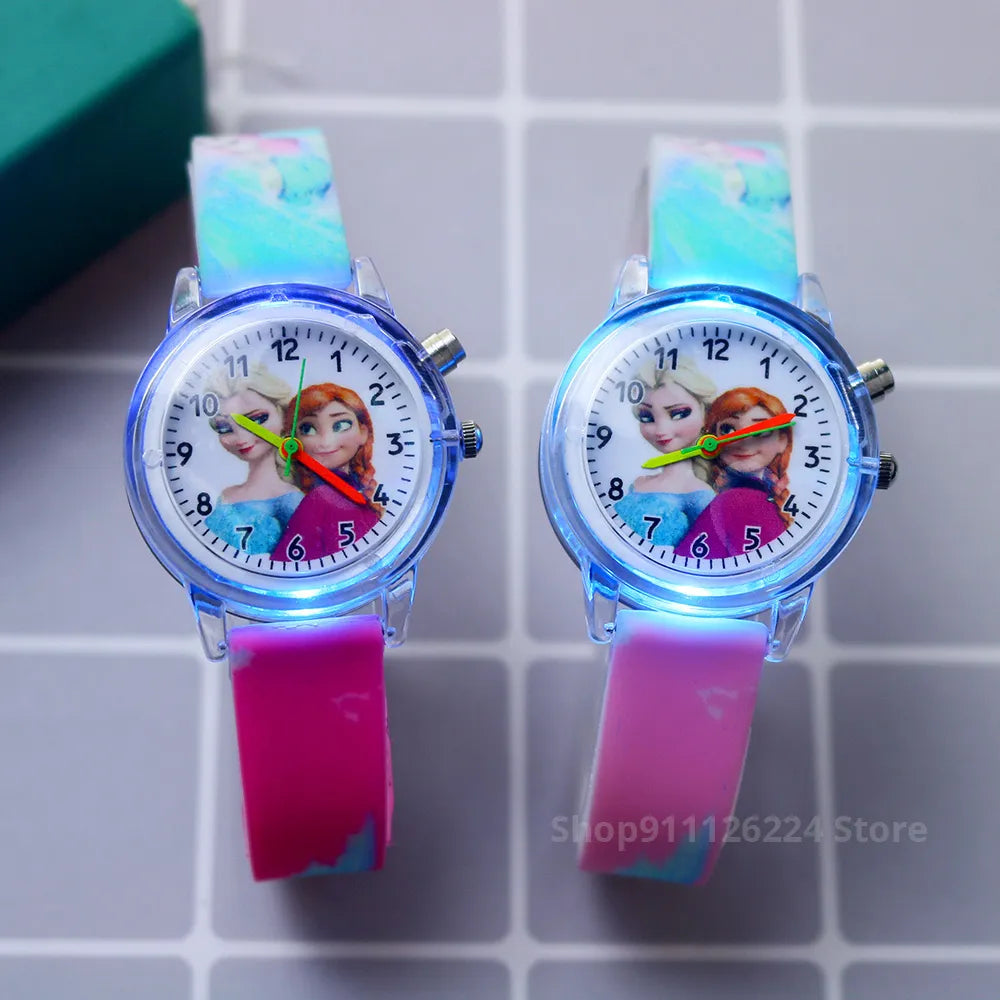 Disney Elsa/Spiderman Kids Watches